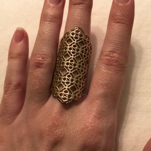 Kendra Scott gold Boone ring